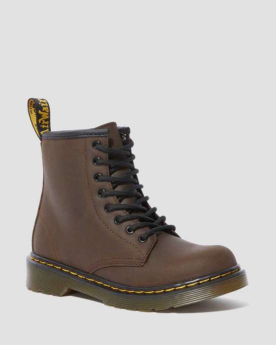 Botas Dr. Martens 1460 Serena Faux Fur Lined Niña Marrom MX-24981